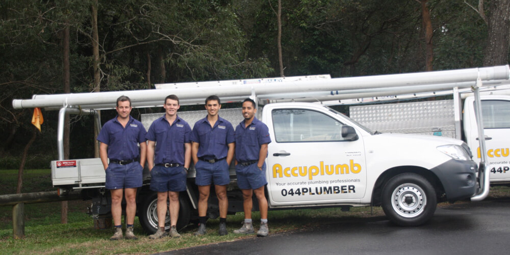 Accuplumb plumber working on residential pipework in a Brisbane home